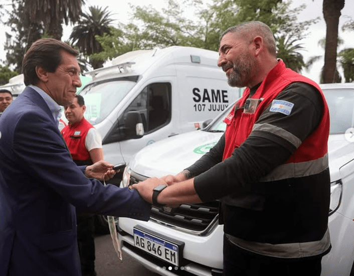 Sadir entregó ambulancias para personas con&nbsp;sobrepeso