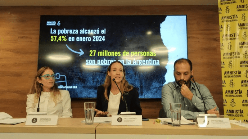 El gobierno de Milei fue denunciado por la Amnistía&nbsp;Internacional