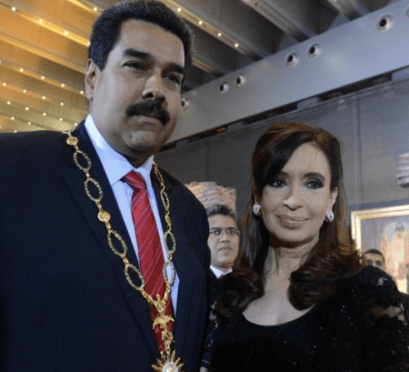 Cuando Cristina Kirchner distinguió a Nicolás Maduro con la Orden del Libertador San&nbsp;Martín